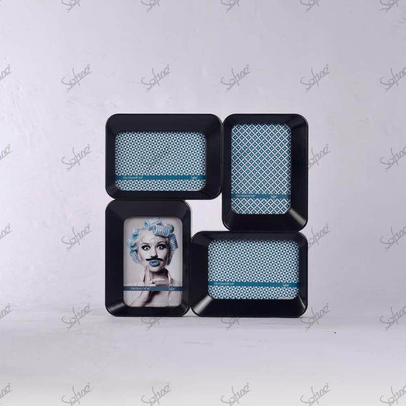 SF61190-4-Opening Classic Black Collage Frame for Wholesale