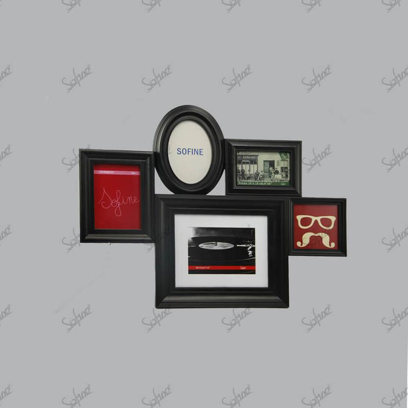 SF61252-5-Opening Basic Oval & Square Collage Frame at Cheap Price
