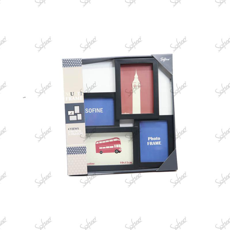 SF61123-4-Opening Basic Black Collage Picture Frame for Suppliers